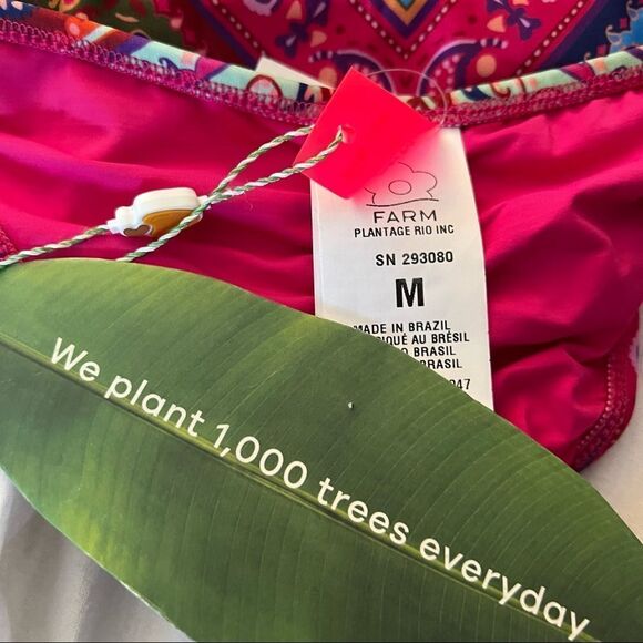 Farm Rio Colorful Bandana Bikini Botton In Multicolor Medium - Picture 7 of 10